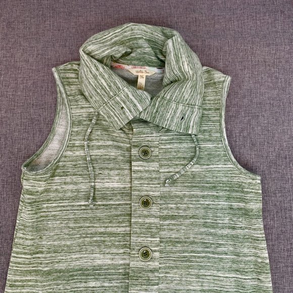 Matilda‎ Jane Women's Green Vest Jacket XS 50% Cotton 50% Polyester Button Down - Picture 2 of 11